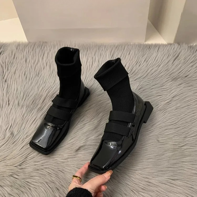 Britse stijl vierkante gebreid - Women Shoes Zara recensie en prijs