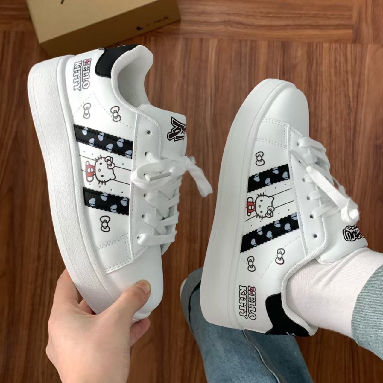 Mode Hello Kitty Casual Board  - Women Shoes Sneakers recensie en prijs