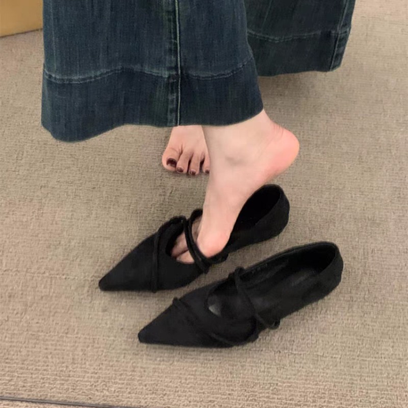Retro platte balletdans enkel  - Pointed Toe Flat recensie en prijs