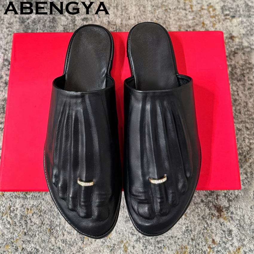 Zwarte echt lederen wrap-toe l - Loafer Flat Women recensie en prijs