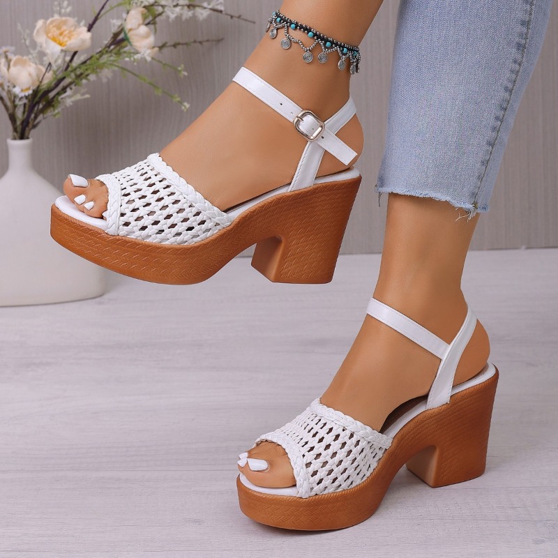 Elegante gevlochten damessanda - Platform Sneakers Chunky recensie en prijs