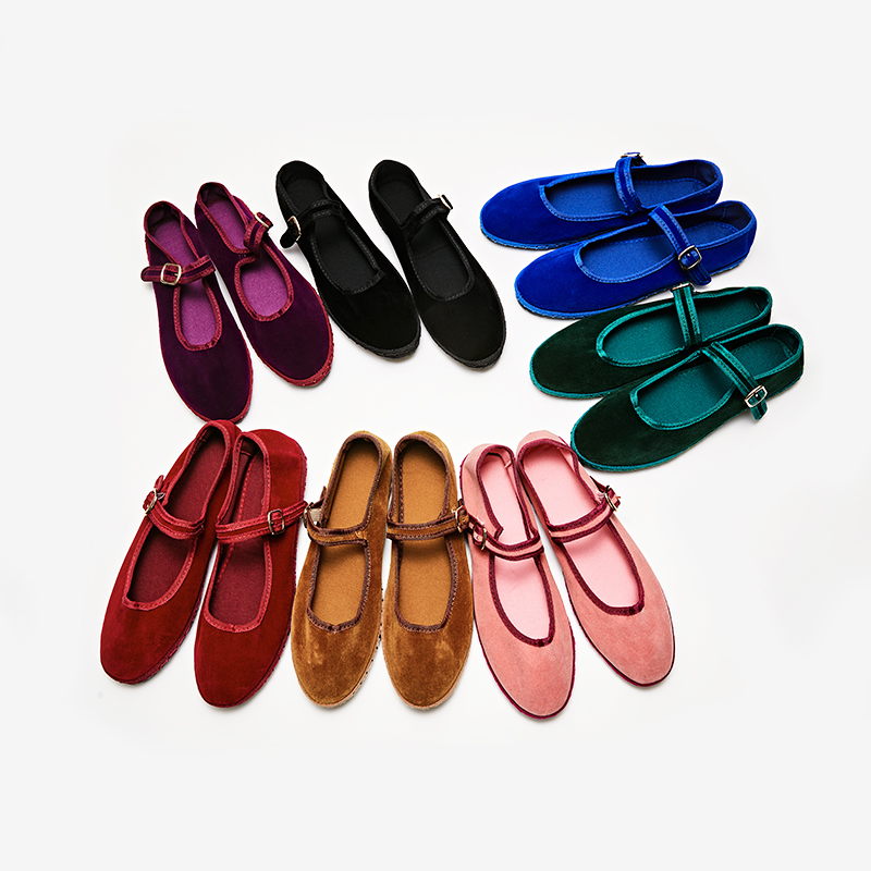 Grijze Mary Jeans Flats Schoen - Women Shoes Jeans recensie en prijs